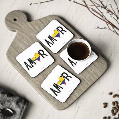 Amor Colombia Coasters