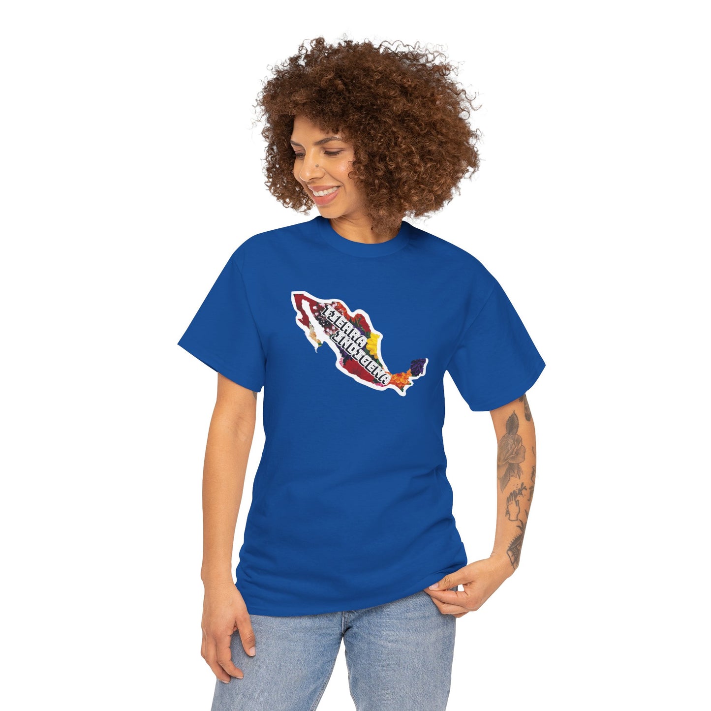Tiera Indigena Dahlia Heavy Cotton Tee