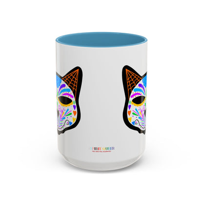 Dia de los Muertos Cat Coffee Mug