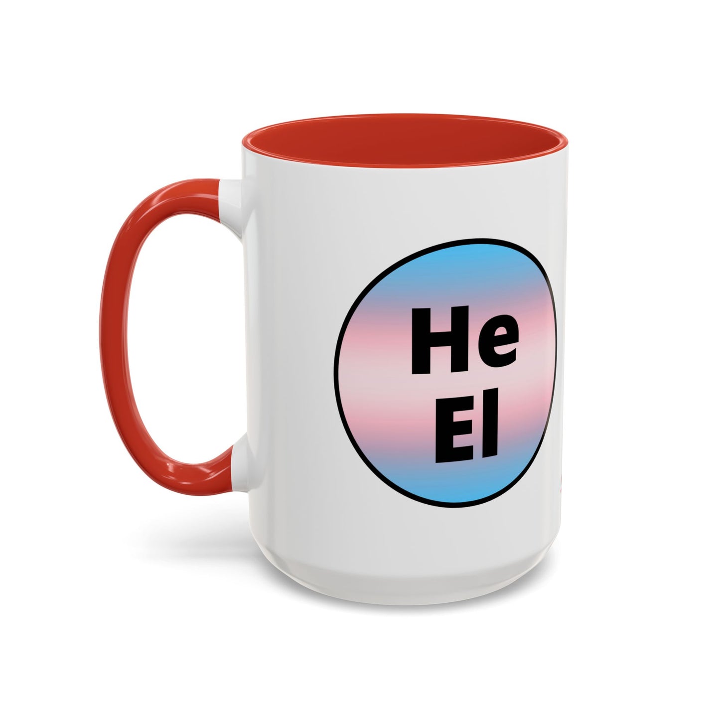 He/El Trans Accent Coffee Mug