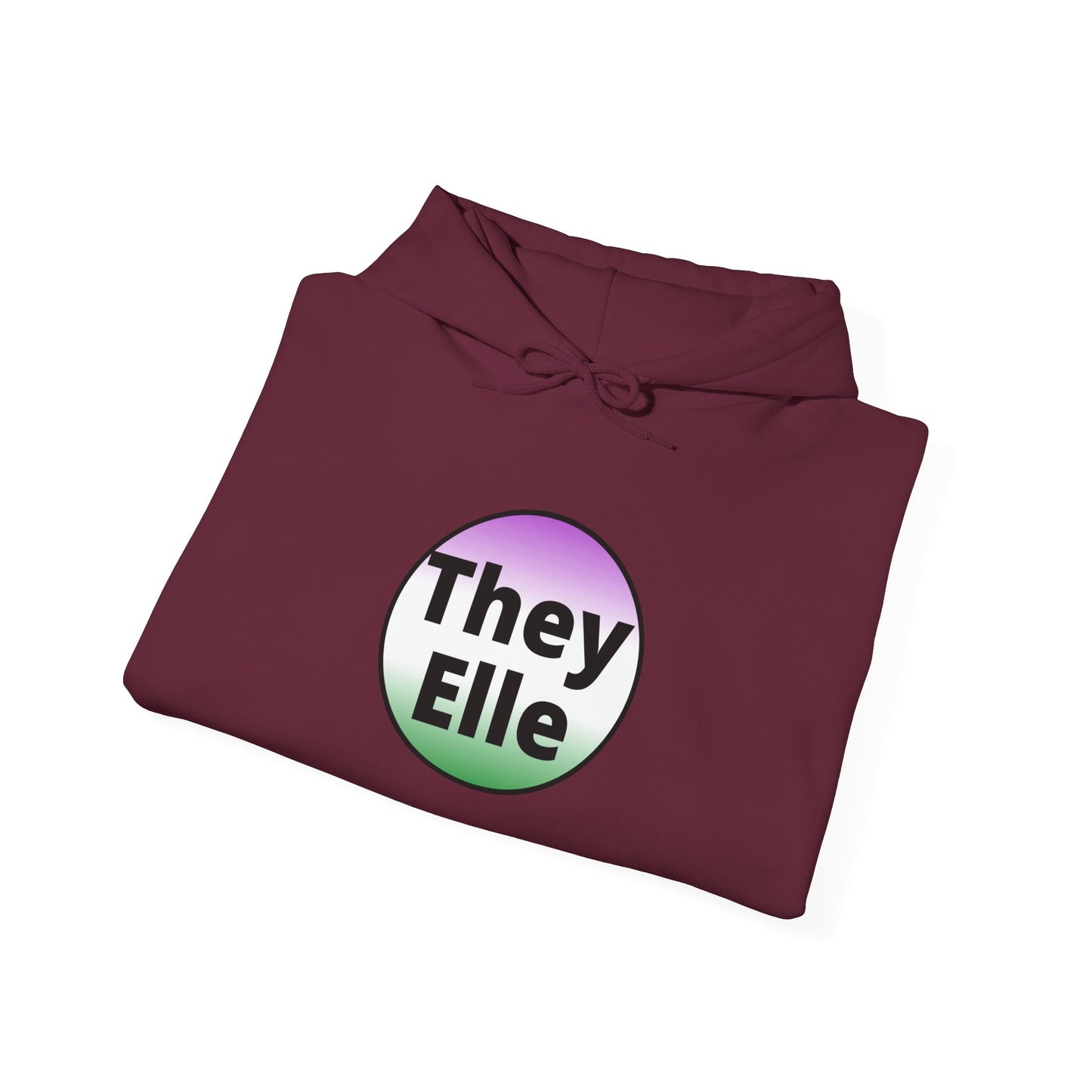 They/Elle Gender NonConforming Hooded Sweatshirt