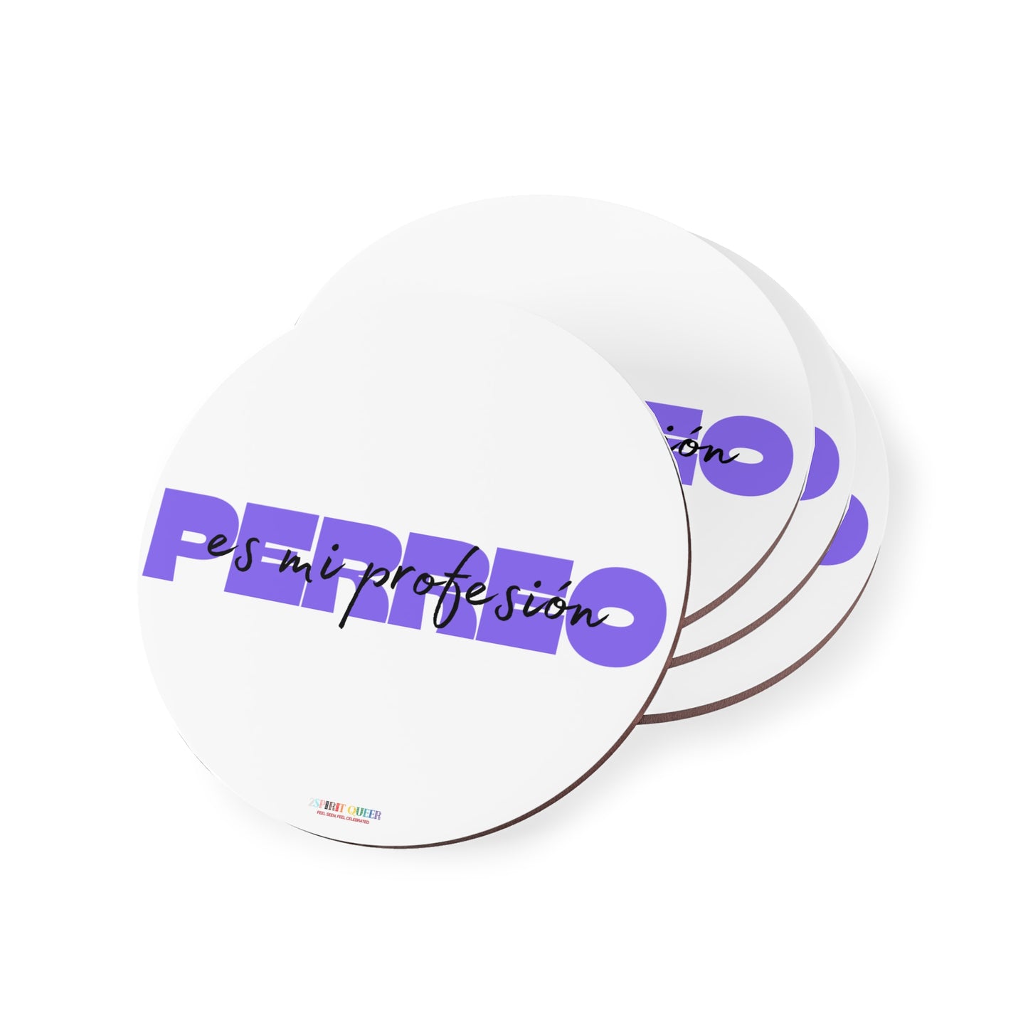 Perreo Es Mi Profesion Purple Coasters