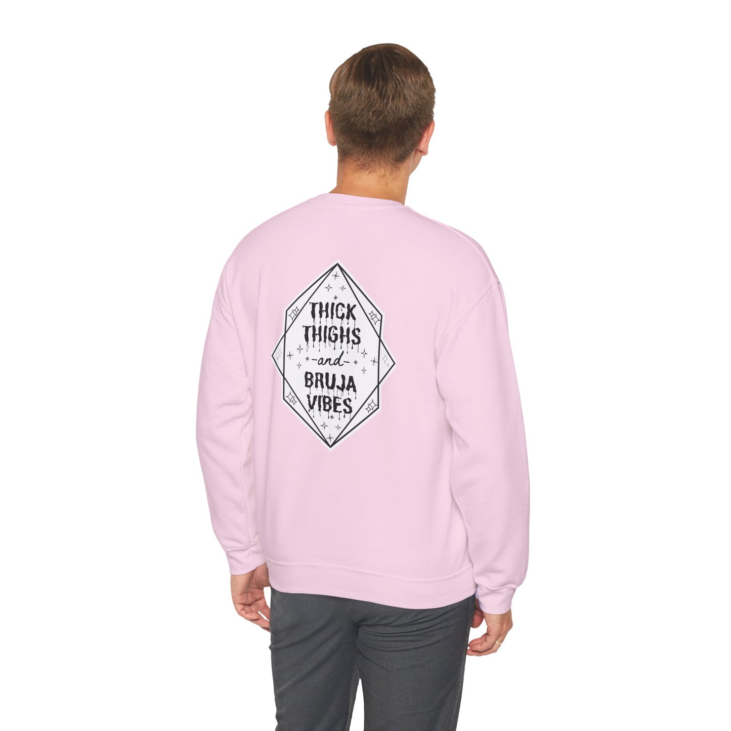 Thick Thighs Bruja Vibes Crewneck Sweatshirt