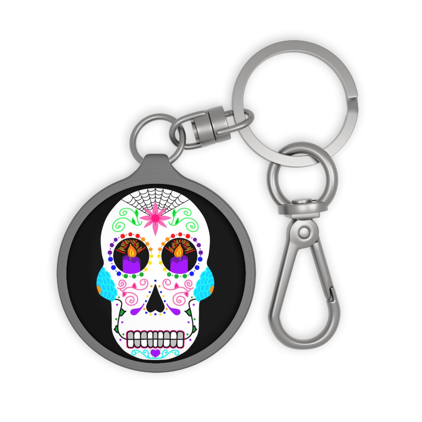 Calavera Keyring Tag