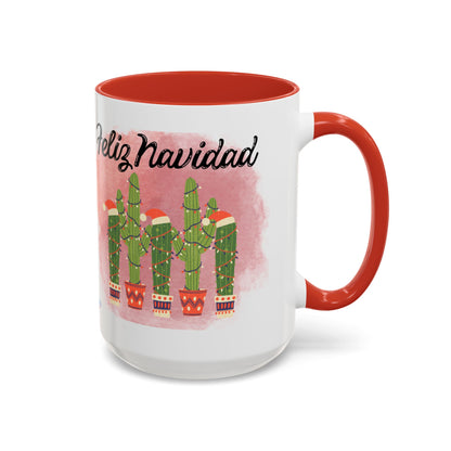 Feliz Navidad Cacti Coffee Mug