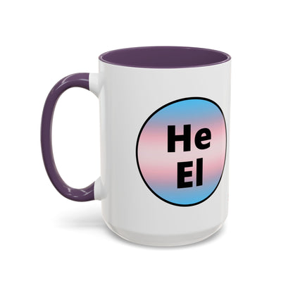 He/El Trans Accent Coffee Mug
