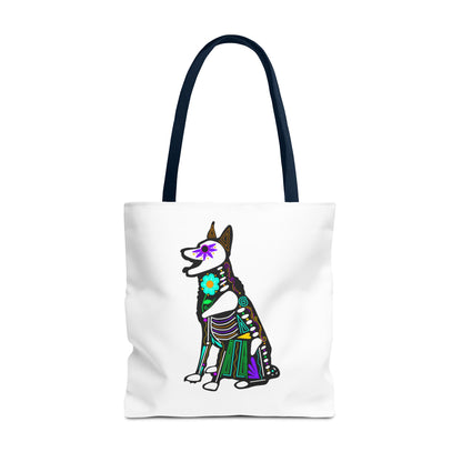 Dia de los Muertos German Shepard Tote Bag