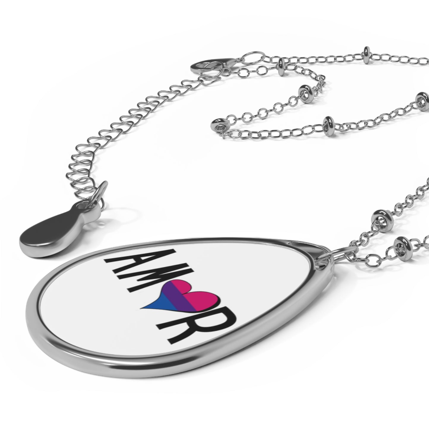 Amor Bi Oval Necklace