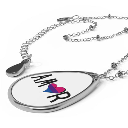 Amor Bi Oval Necklace