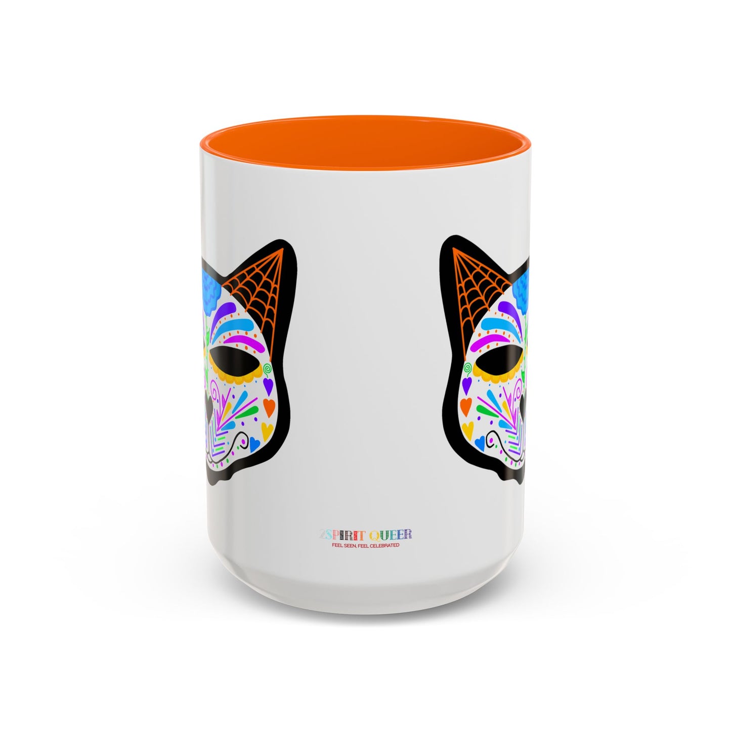 Dia de los Muertos Cat Coffee Mug