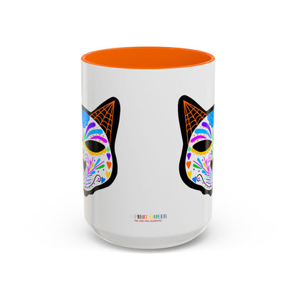 Dia de los Muertos Cat Coffee Mug