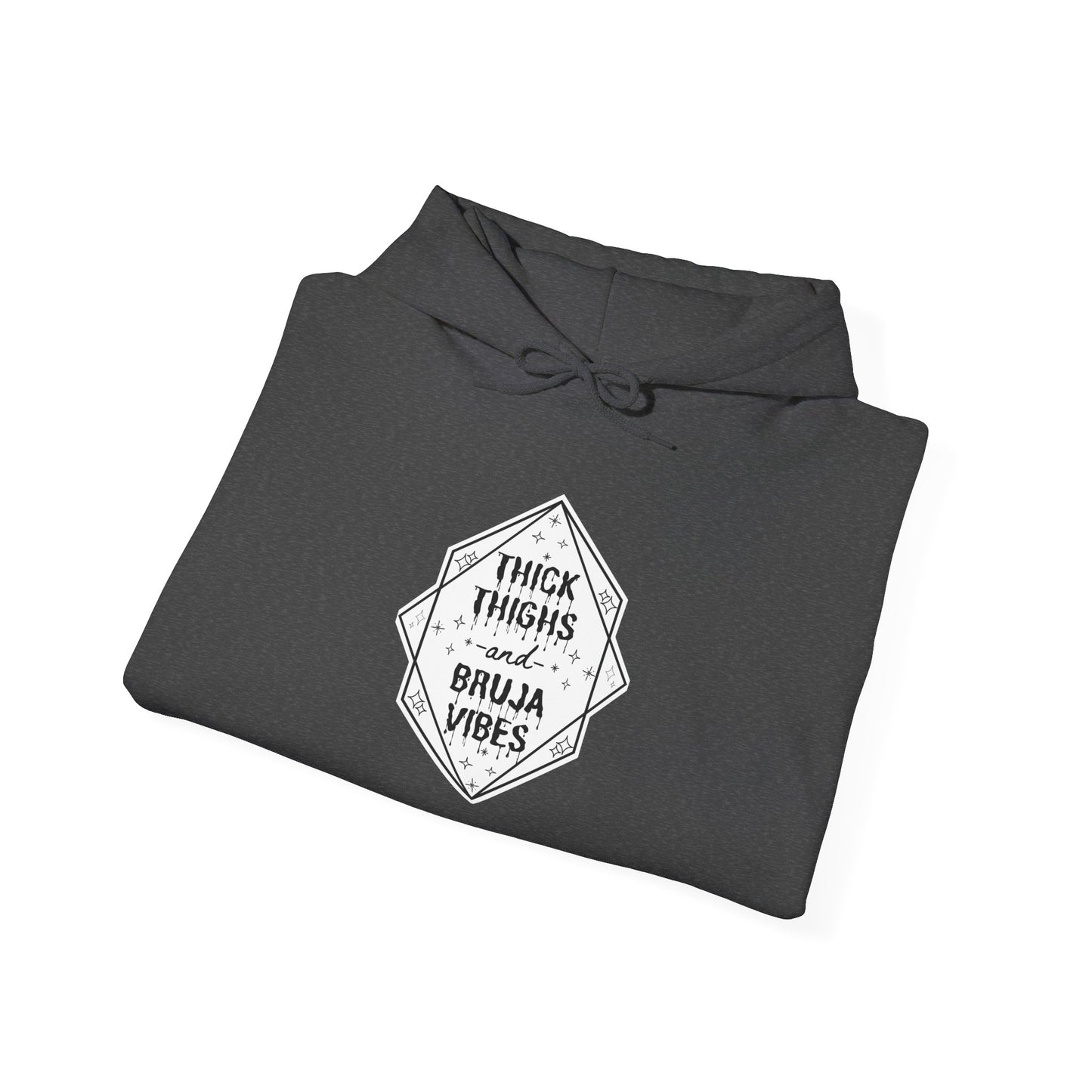 Thick Thighs Bruja Vibes Hooded Sweatshirt