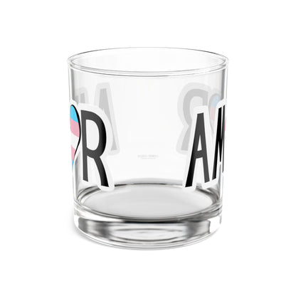 Amor  - Trans Rocks Glass, 10oz