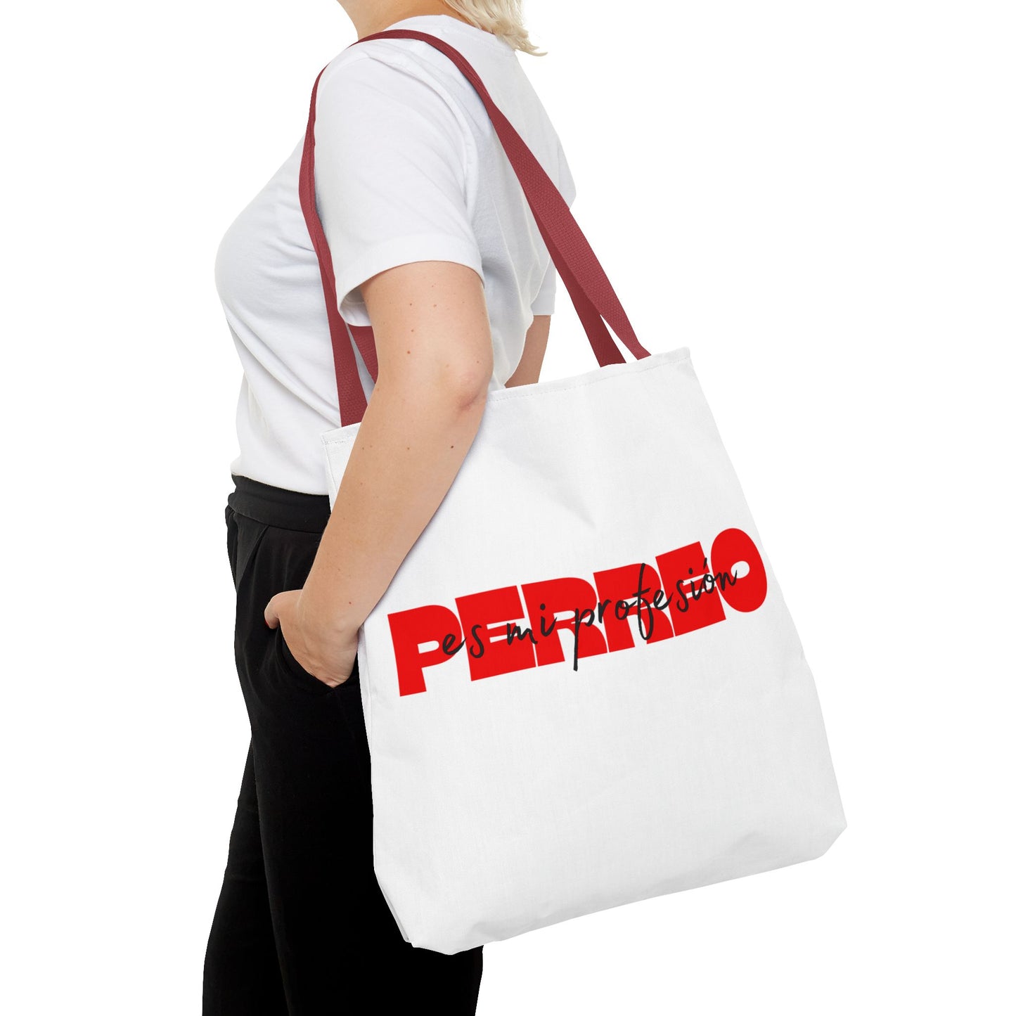 Perreo Es Mi Profesion Red Tote Bag