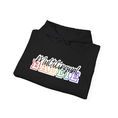 Multilingual Baddie Hooded Sweatshirt