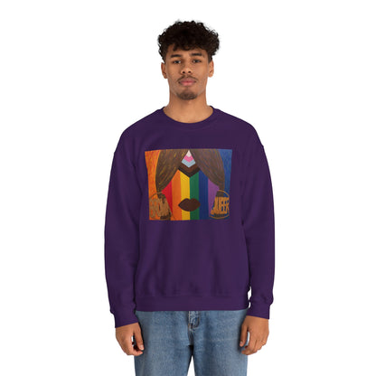 Brown and Queer Crewneck Sweatshirt