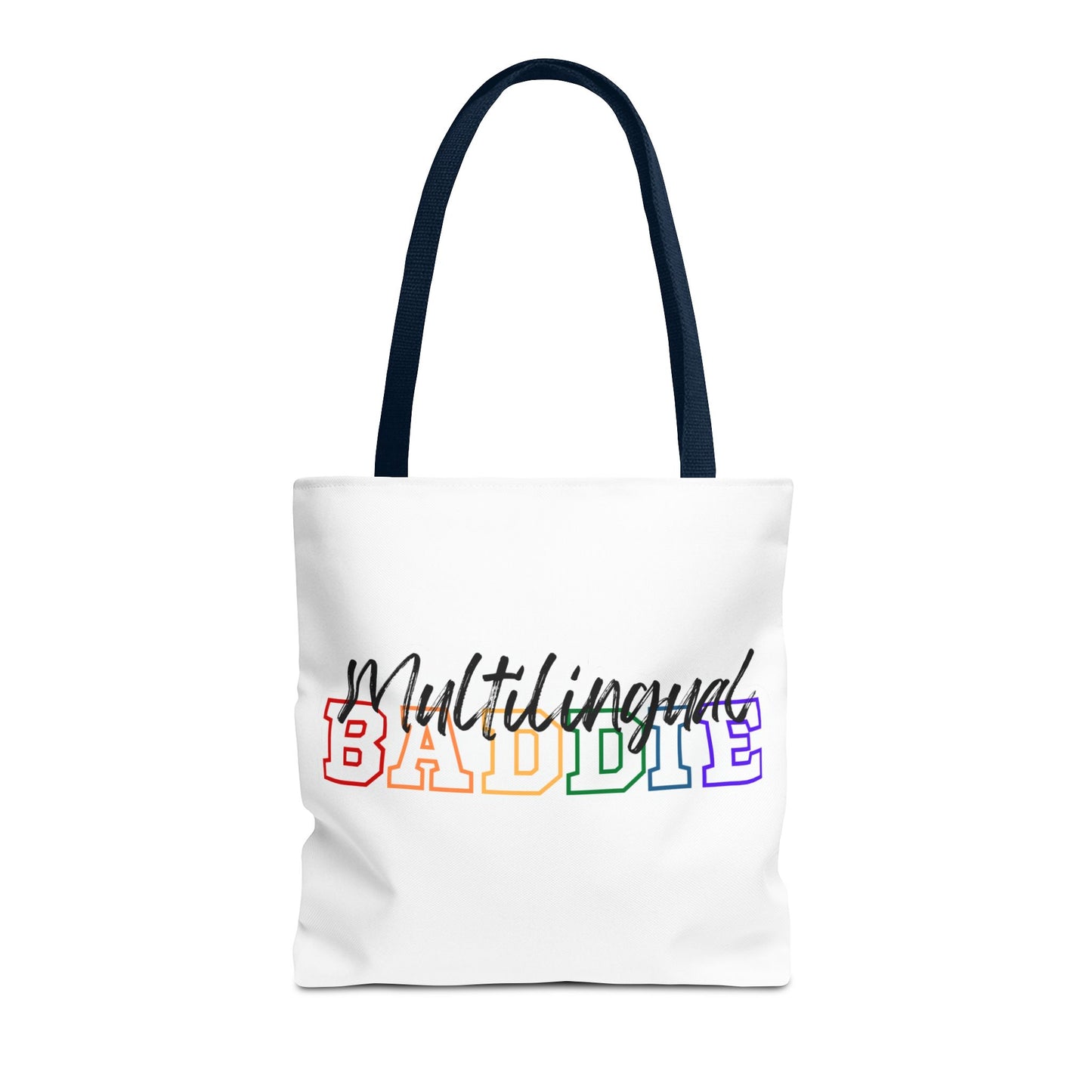 Multilingual Baddie Tote Bag