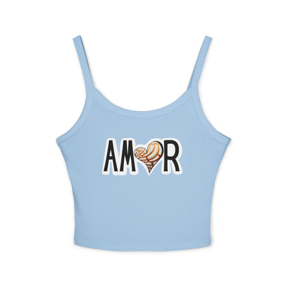 Amor Concha Spaghetti Strap Tank Top