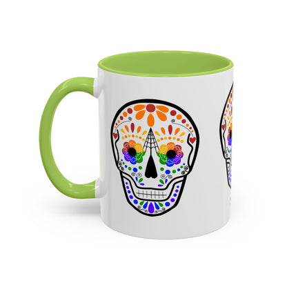 Queer Sugar Skull Coffee Mug