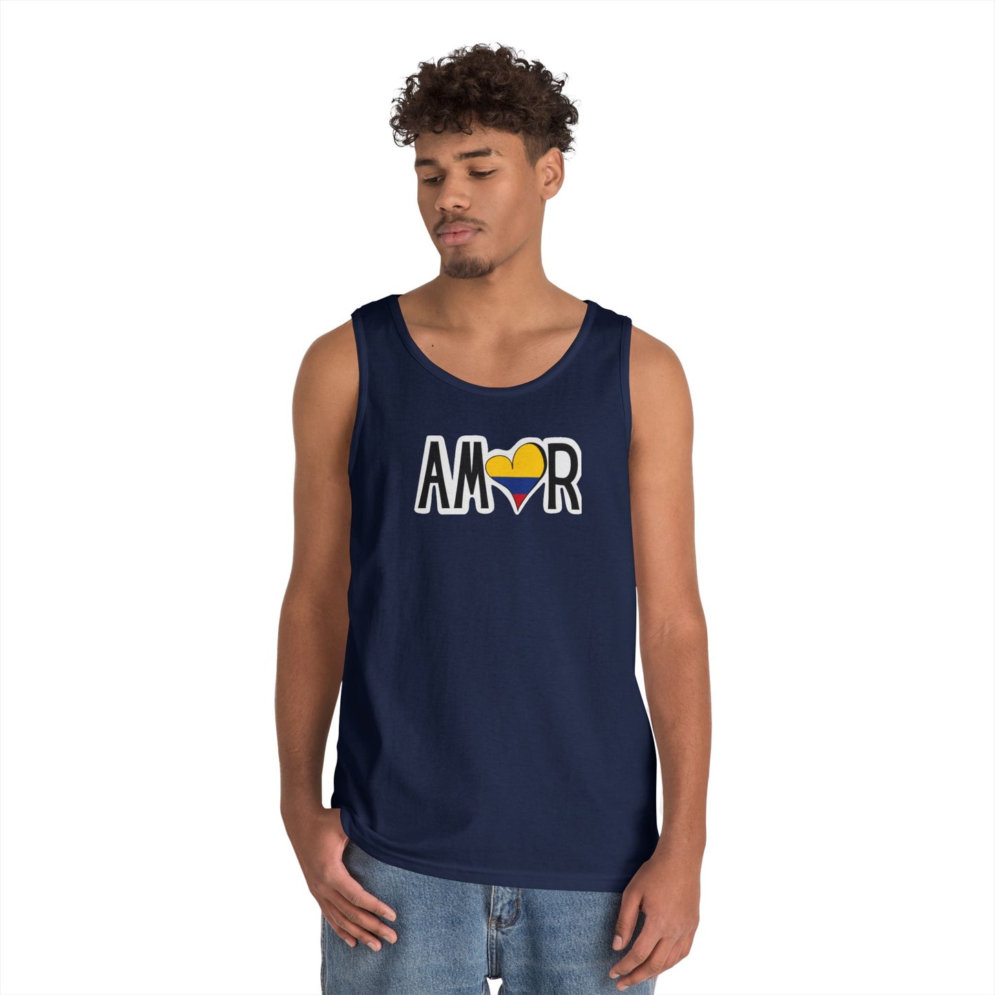 Amor Colombia  Heavy Cotton Tank Top