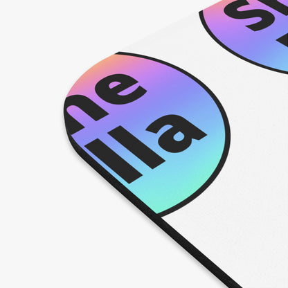 She / Ella  Rainbow Mouse Pad (Rectangle)