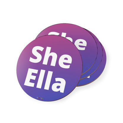 She / Ella Bi Coasters