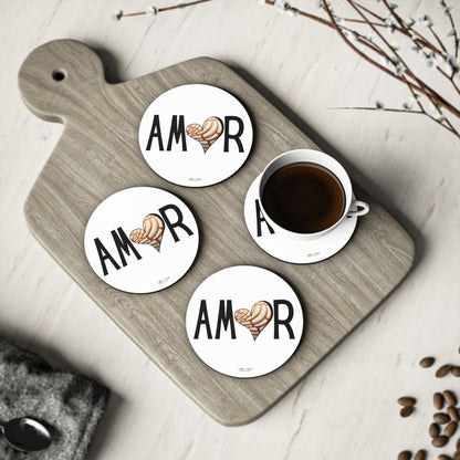 Amor Concha Coasters