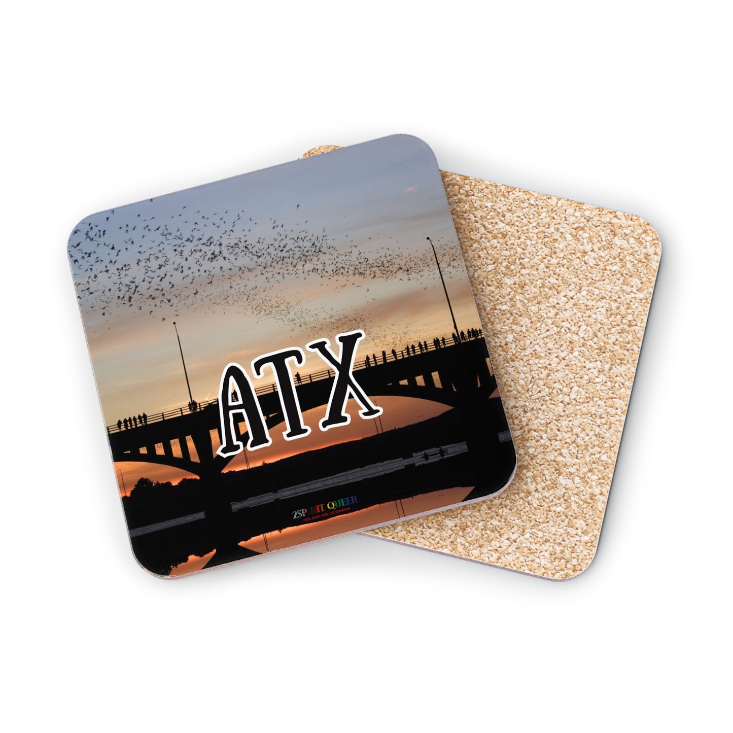 ATX Bat Bridge Coasters