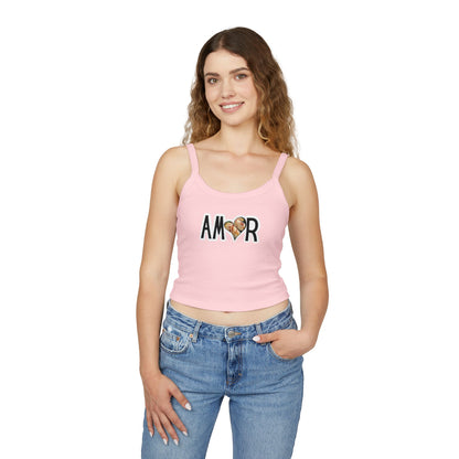 Amor Elote Spaghetti Strap Tank Top