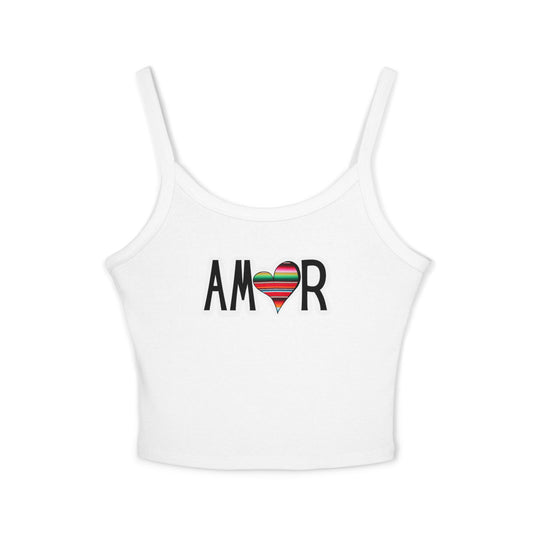 Amor Serape Spaghetti Strap Tank Top