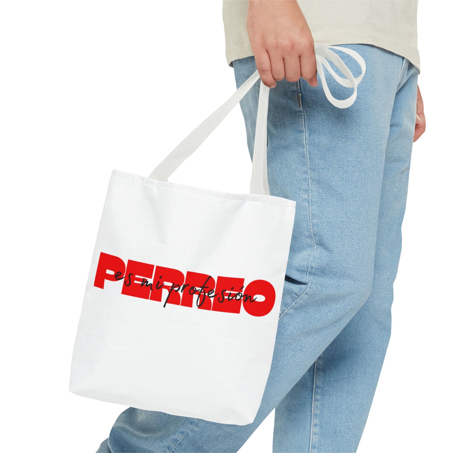 Perreo Es Mi Profesion Red Tote Bag