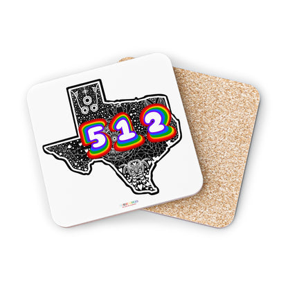 Texas 512 Coasters