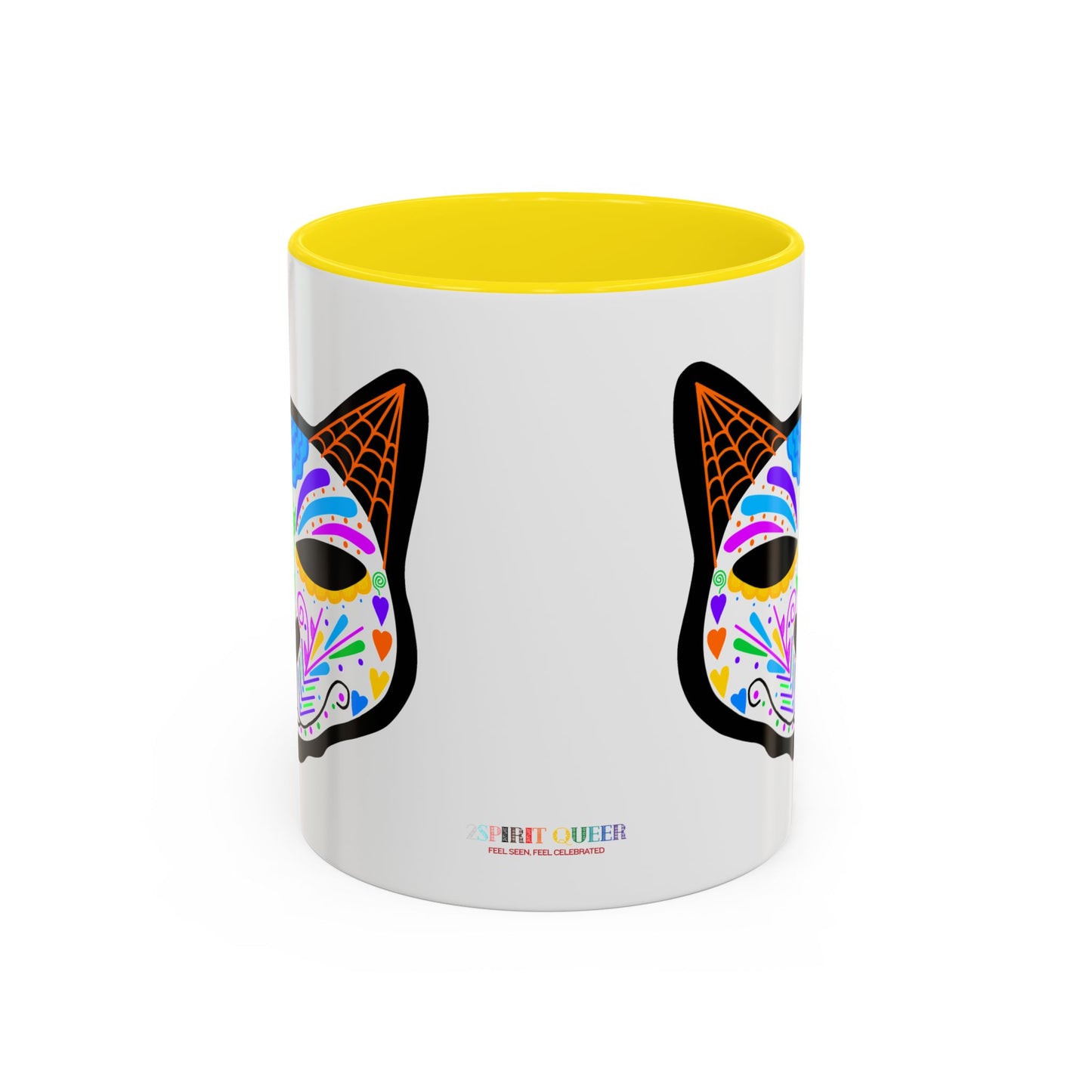 Dia de los Muertos Cat Coffee Mug