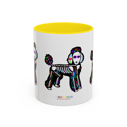 Dia de los Muertos Poodle Coffee Mug