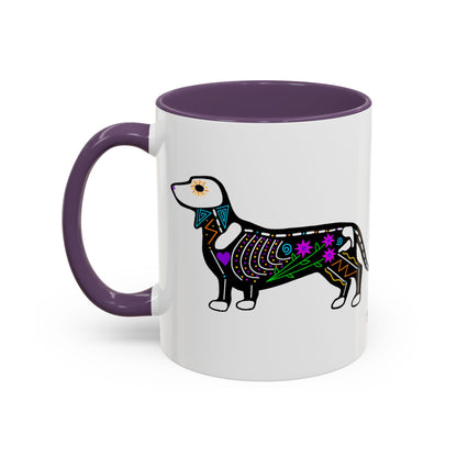 Dia de los Muertos Dachshaund Coffee Mug