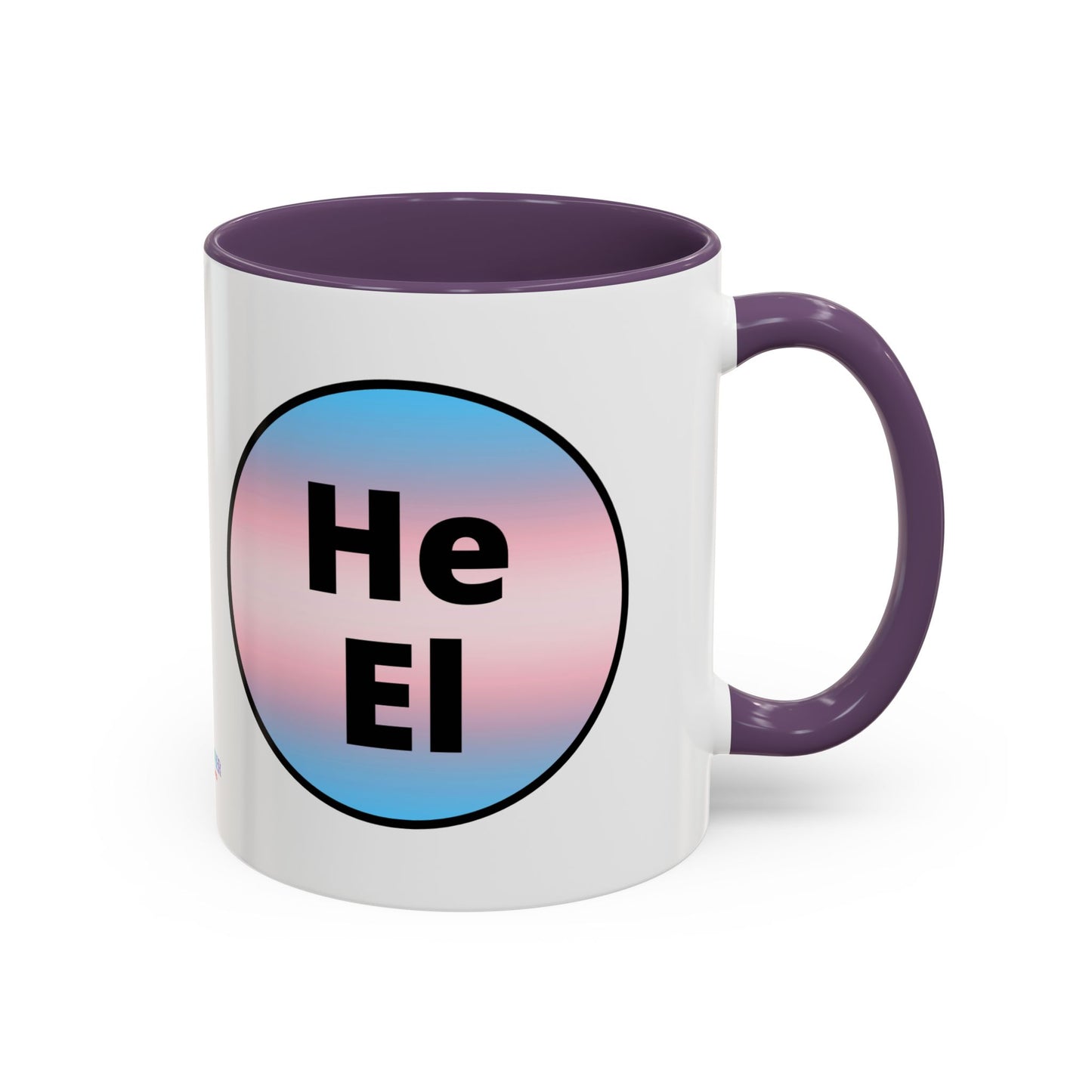 He/El Trans Accent Coffee Mug