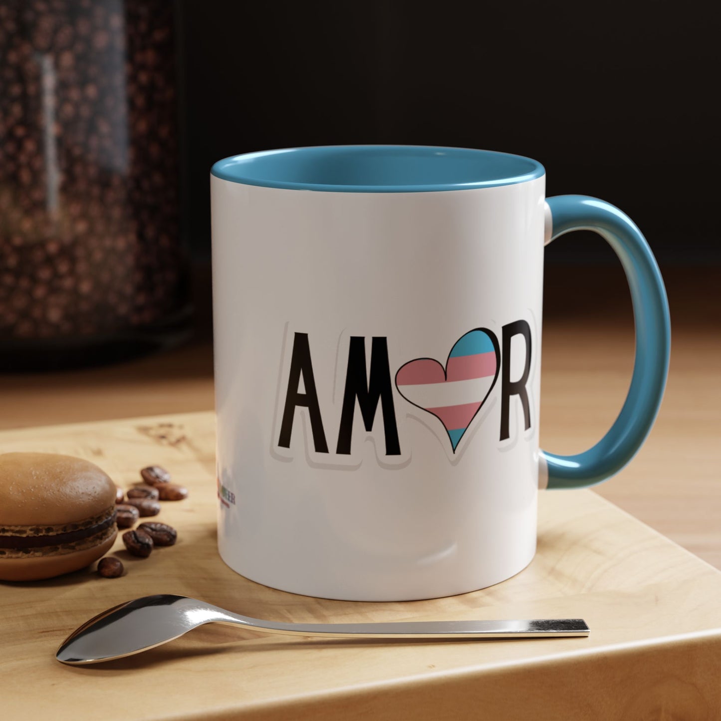 Amor Trans Accent Coffee Mug