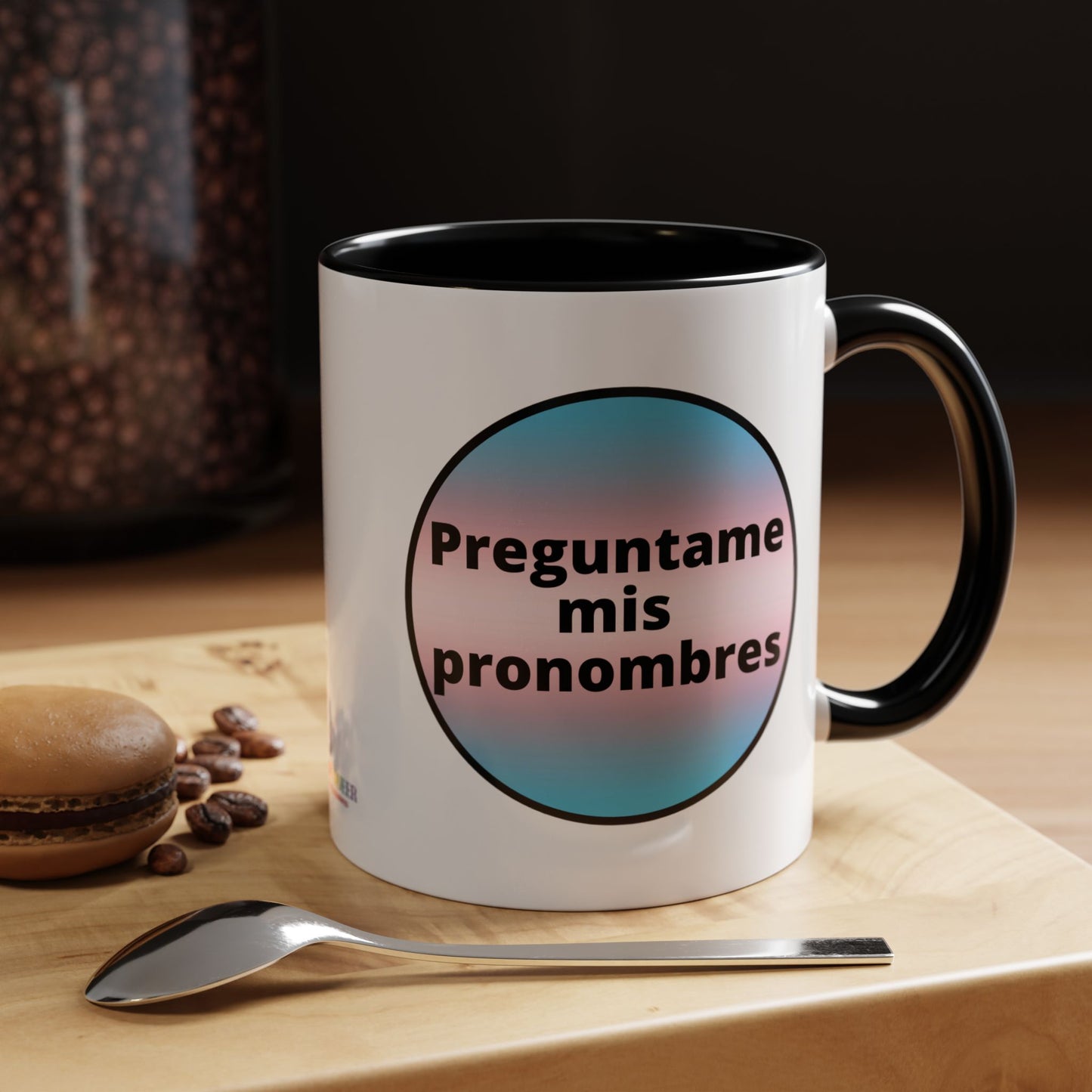 Preguntame mis Pronombres Trans Coffee Mug