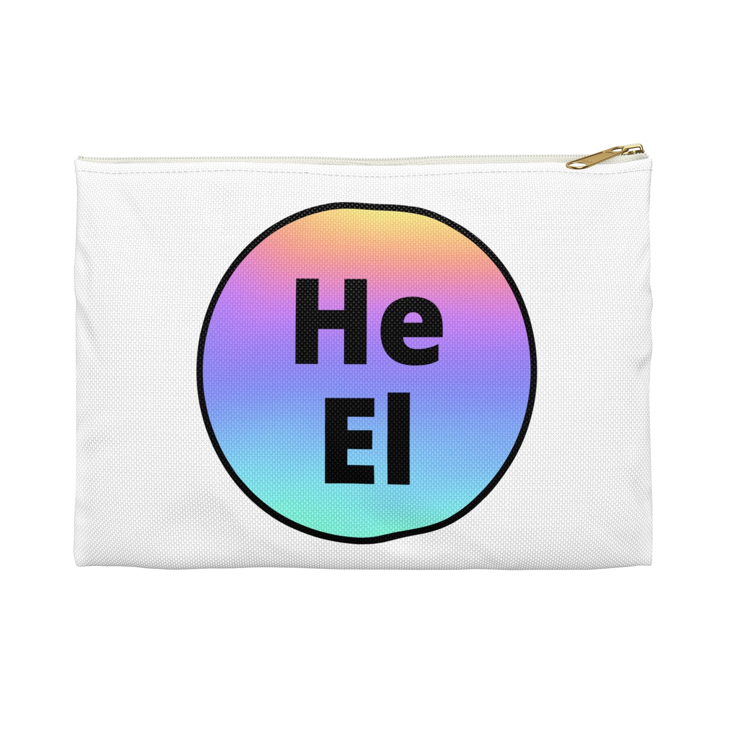 He / El Rainbow Accessory Pouch