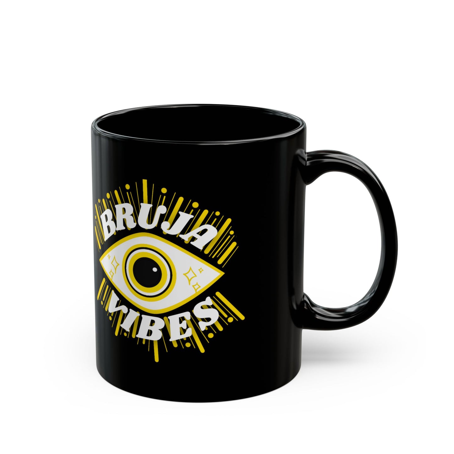 Bruja Vibes Outer Eye Black Mug
