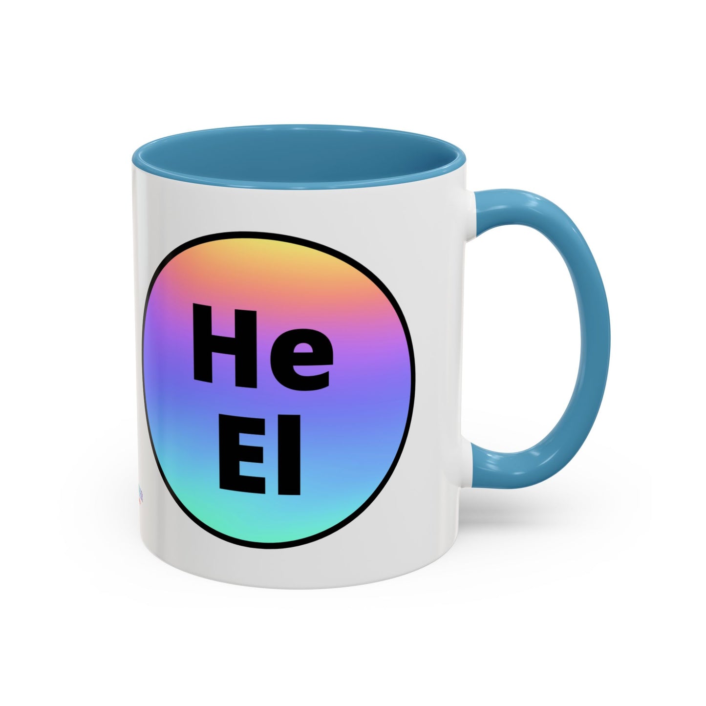 He / El Rainbow Coffee Mug
