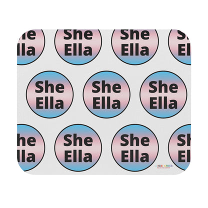 She / Ella Trans Mouse Pad (Rectangle)