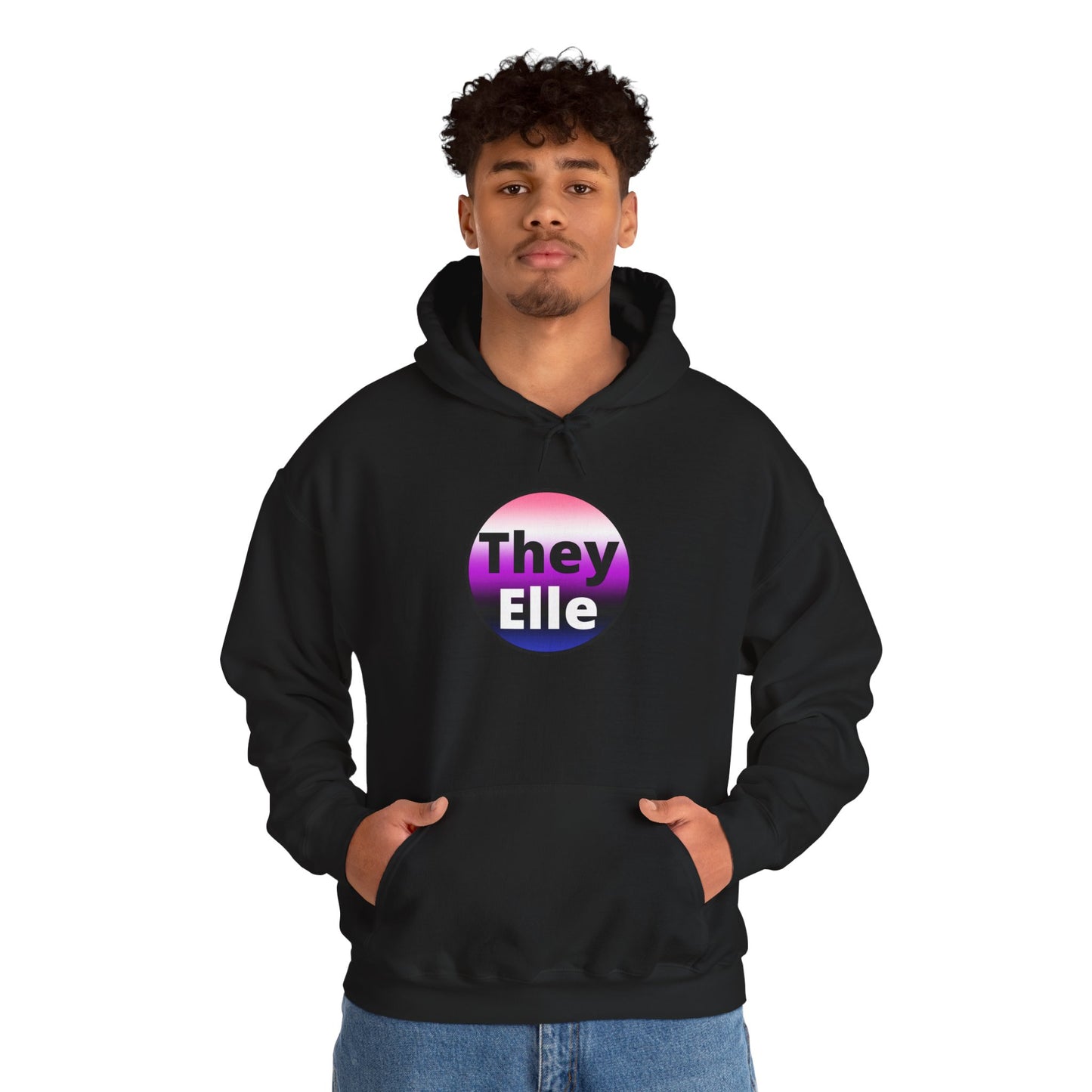 They / Elle Genderfluid Hooded Sweatshirt