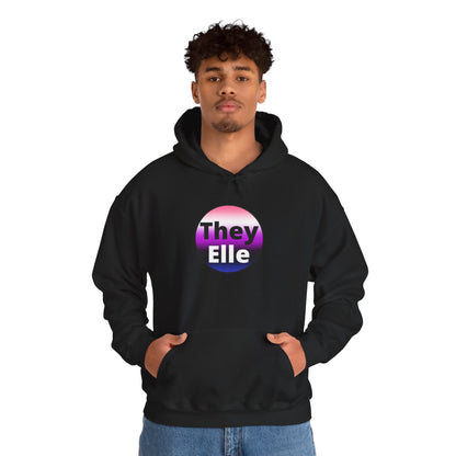They / Elle Genderfluid Hooded Sweatshirt