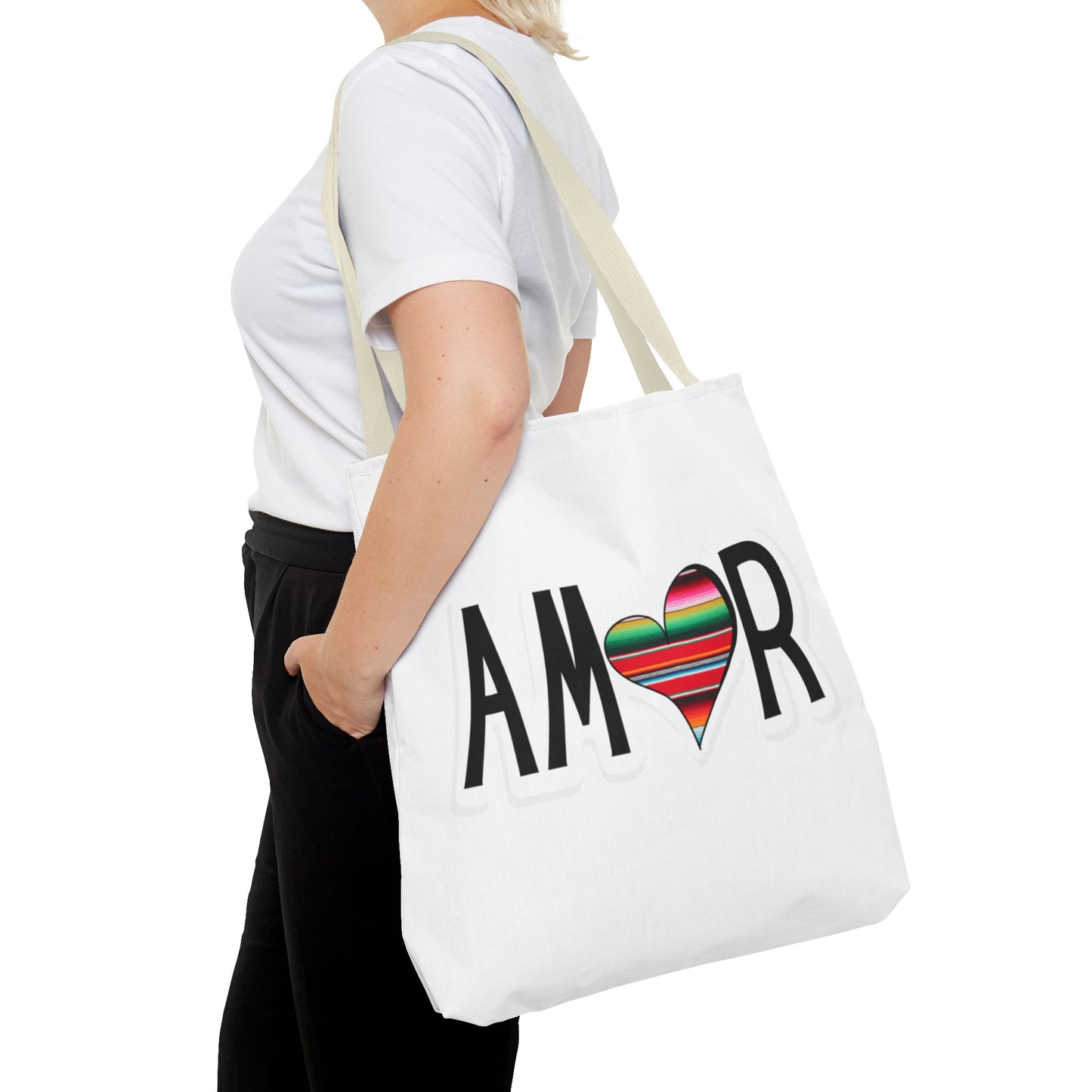 Amor Serape Tote Bag