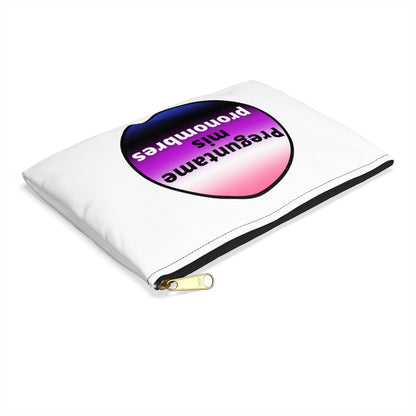 Preguntame mis Pronombres- GenderFluid Accessory Pouch