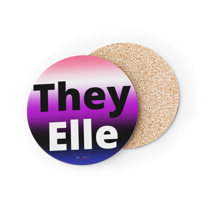 They / Elle Genderfluid Coasters