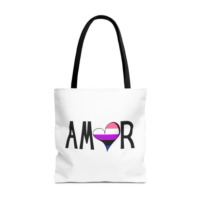 Amor Genderfluid Tote Bag