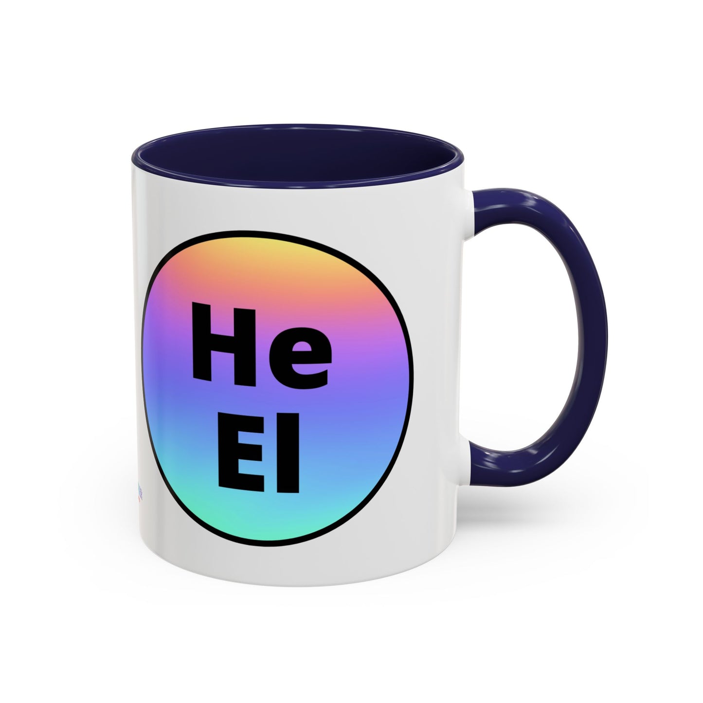 He / El Rainbow Coffee Mug