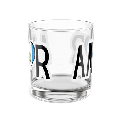 Amor  - Guatemala Rocks Glass, 10oz